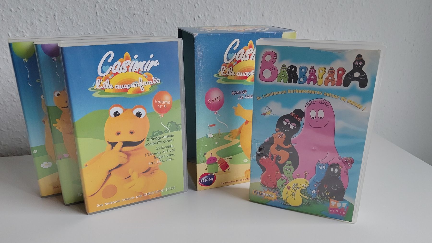 Lot de 3VHS Casimir (1978) + 1VHS Barbapapa (1974) nostalgie (Gebraucht ...