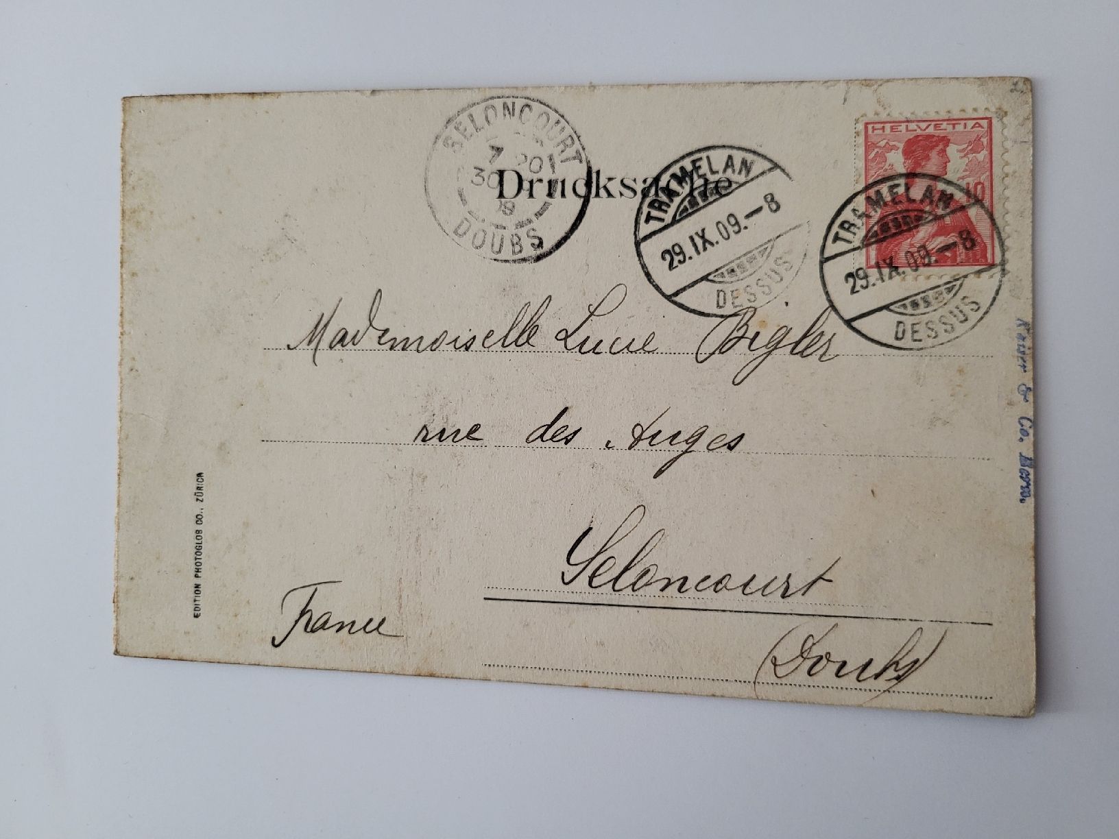 Cartes postales: AK Bern 1909. R35 – D'occasion à nunningen par mic_88k2 2