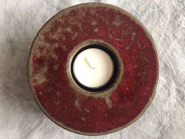 Portacandele: Ceramic Tea Light Holder – Nuovo (secondo la descrizione) da Wohlen b. Bern venduto da cookiemonster