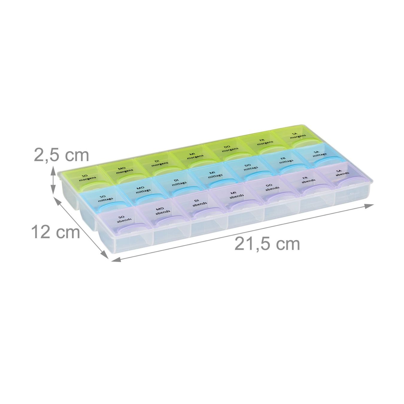 Altro in Cosmetici & Cura: TABLETTENBOX 7 TAGE 3 Fächer – Nuovo e nell'imballaggio originale da Gerlafingen venduto da Tsuru 3