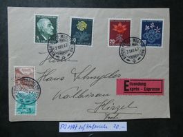 Pro Juventute 1947 auf tollem Briefausschnitt