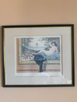 Lithographie Encadrée Art Femme