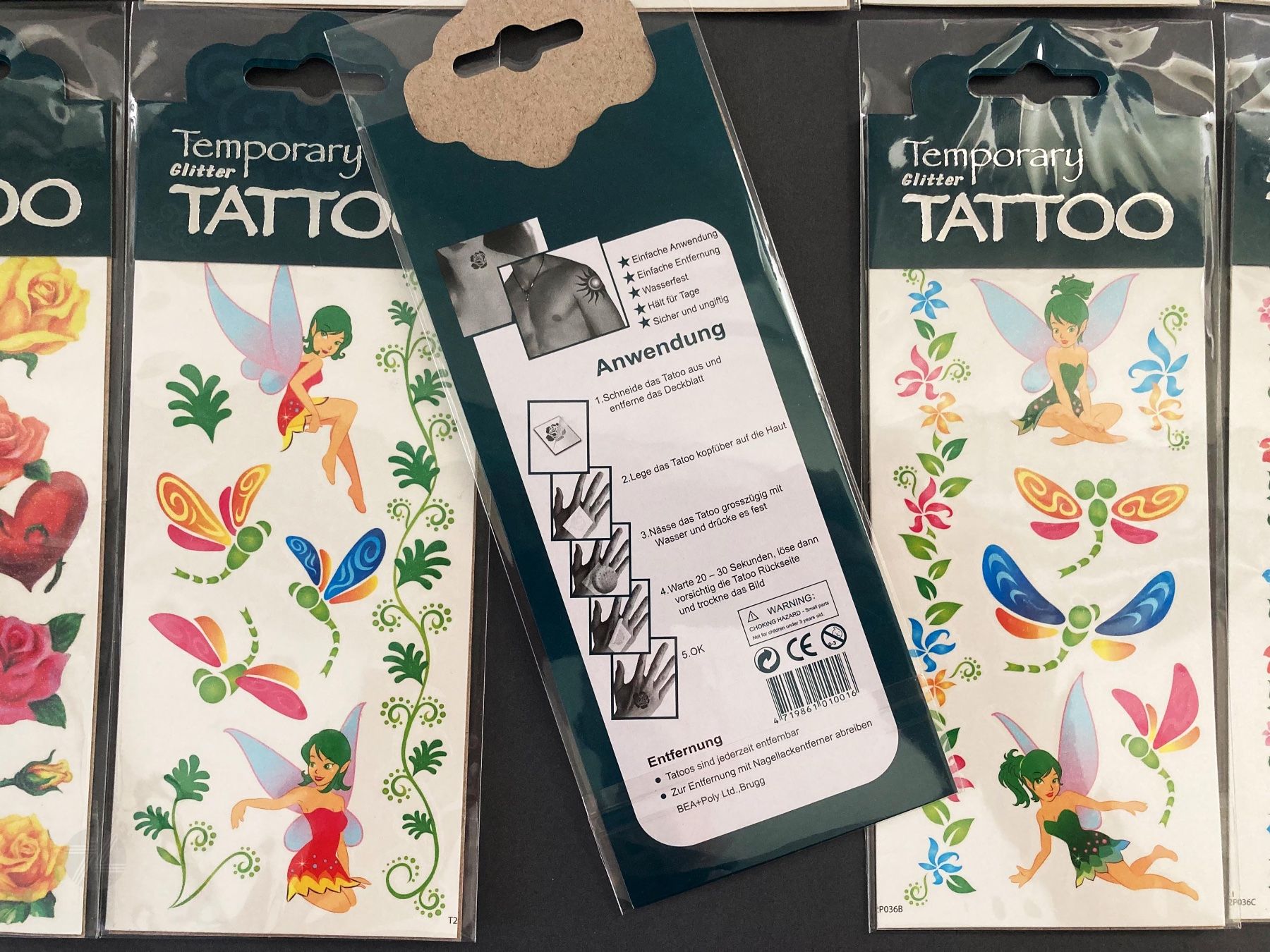 Sticker: Temporary Glitter Tattoos Glitzer Tattoo Set 12x Mix – Nuovo e nell'imballaggio originale da Wetzikon ZH venduto da cyan74 1