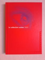 original Jahrbuch Briefmarken CH Post 2003 Halbmondstempel