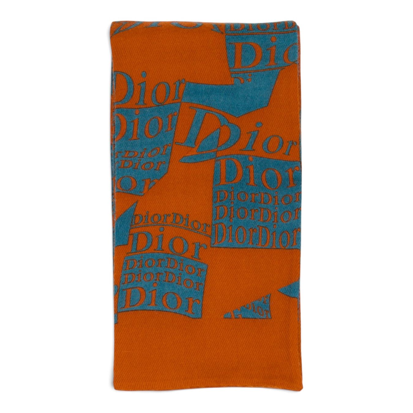 Dior Foulards & écharpes: Dior Wollschal orange/blau – D'occasion à Binningen par Designerlabels 4