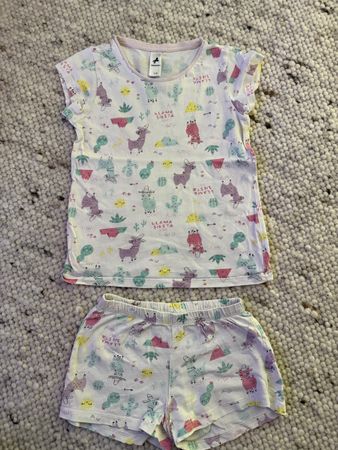 Pyjama Set Llama Siesta Kindermode Grösse 110