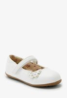 Süsse Mädchen Ballerinas Schuhe Gr. 22 weiss Lederoptik