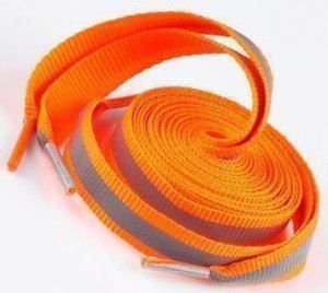Scarpe da uomo: reflektierende Schuhbändel LEUCHTORANGE Sneaker Turnschuh – Nuovo e nell'imballaggio originale da Dättlikon venduto da easythings 1