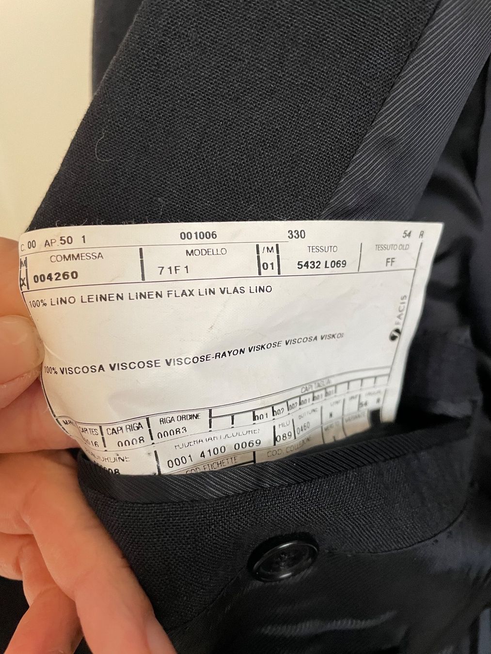 Completi: Leinen Blazer Herren – Usato da Münchenstein venduto da mexxmishi 3