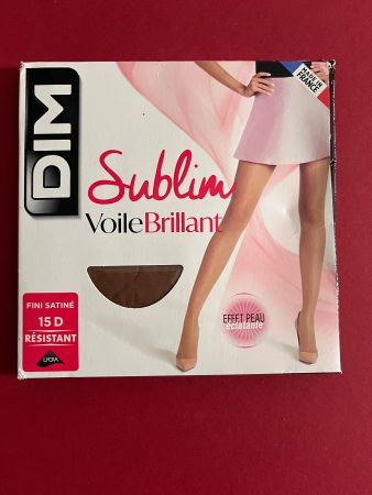 Strumpfhose Sublim Voile Brillant,  DIM, Gr. 2 (M), Gazelle