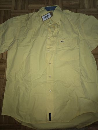 Chemise homme McGregor jaune d'été 