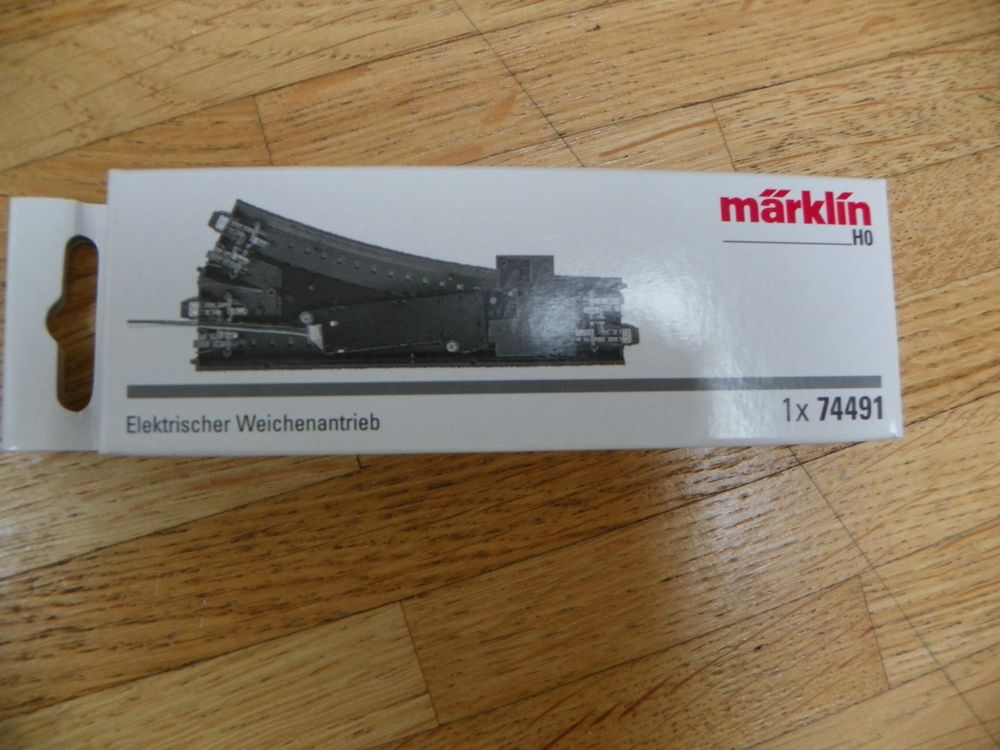 Märklin 74491 – Moteur Électrique Pour Aiguillage Voie C H0, Double Bobine, Arrêt Final, Numérique Possible