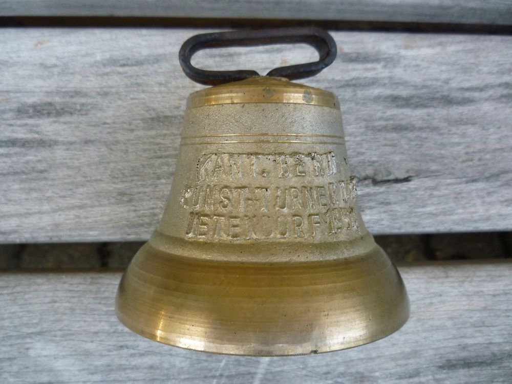 Vintage Bronze Glocken-Anhänger Für Schlüsselring – Dekoratives Geschenk
