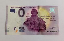 0 Euro Schein - Martin Luther