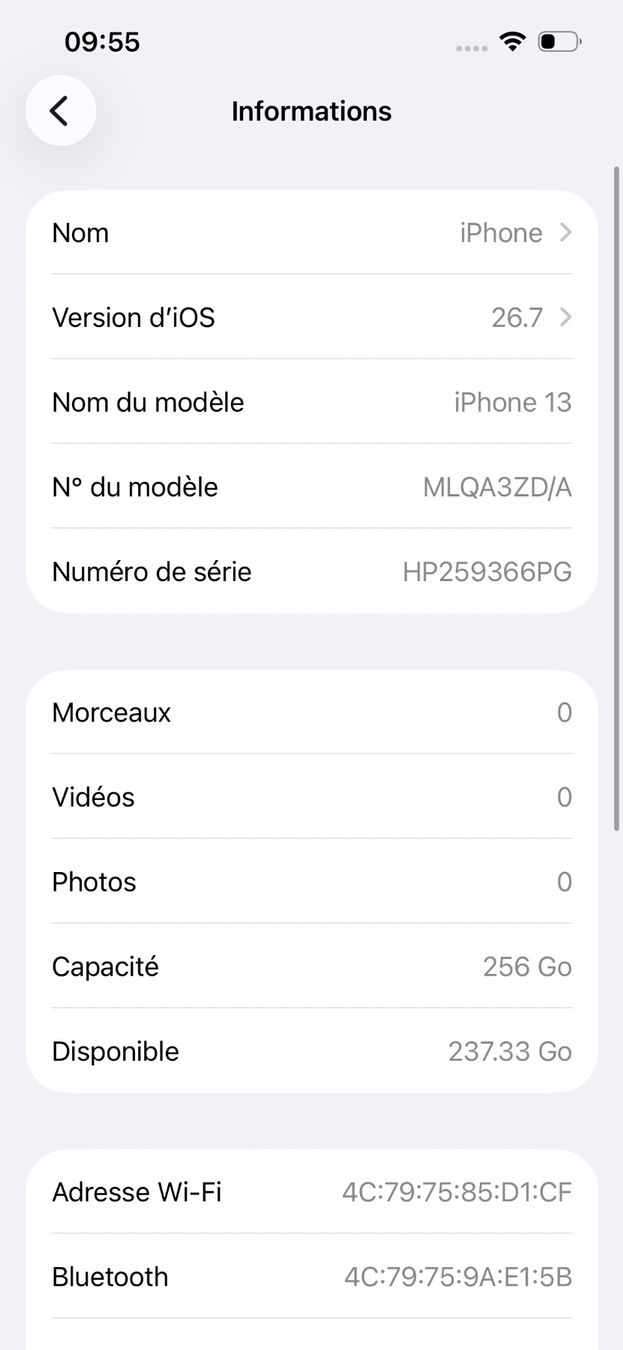 Apple Handys / Smartphones: Apple iPhone 13 256 Go blue – Gebraucht aus Mont-sur-Rolle von Dealer8 5