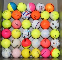 35 farbige Golfbälle für 24 Fr.