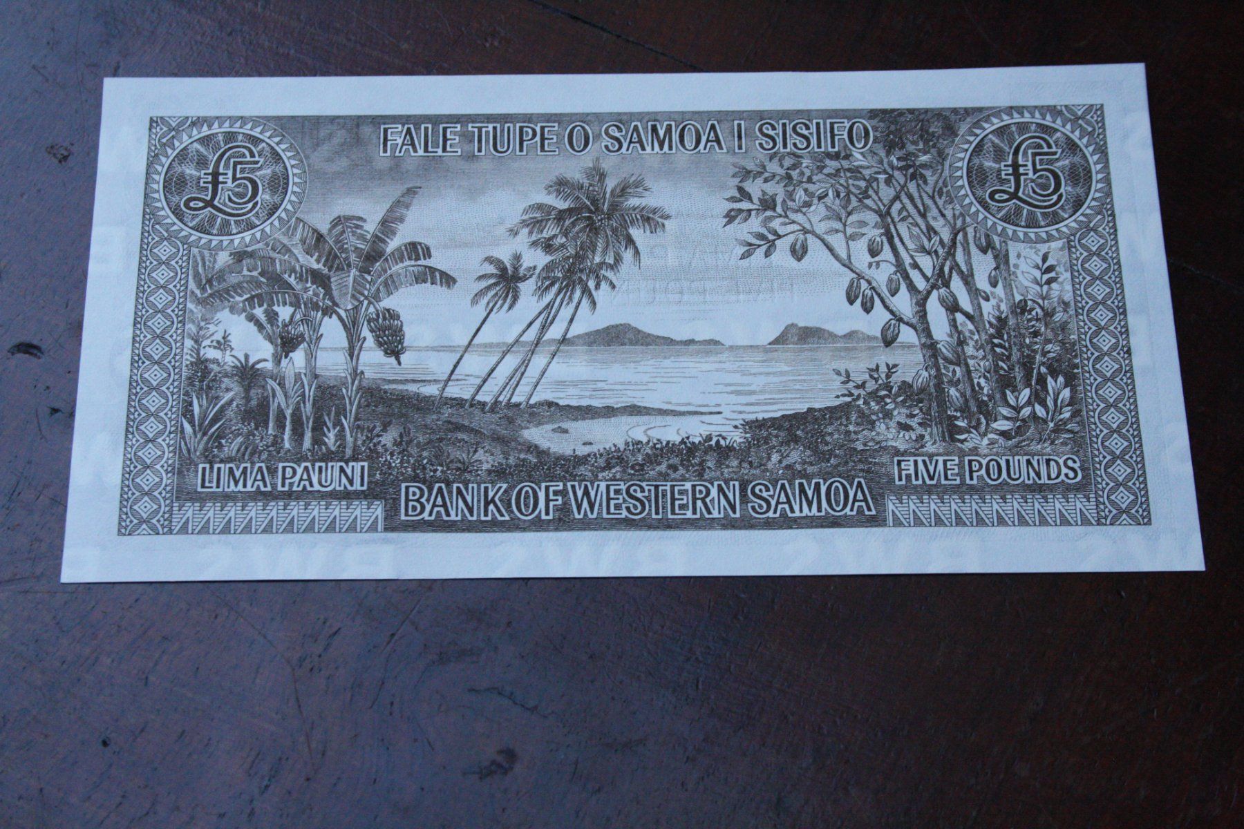 Banknoten: UNC Samoa 5 £ – Neu (gemäss Beschreibung) aus Cormondrèche von Hermes.monnaies 1