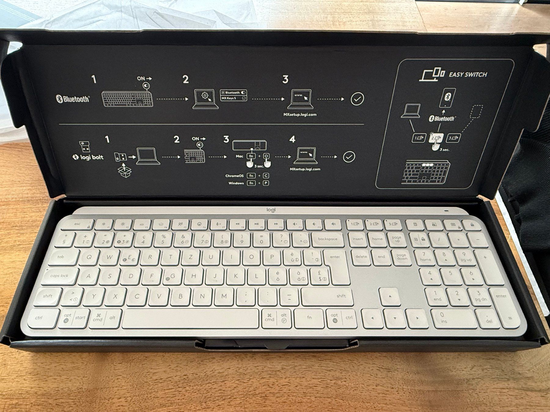 Logitech Tastiere: Tastatur Logitech MX Key S – Nuovo (secondo la descrizione) da Guntershausen venduto da acquamarin02 1