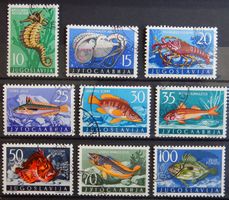 Jugoslawien Kat. 795-803 gest. 1956 Kat. 35 Euro