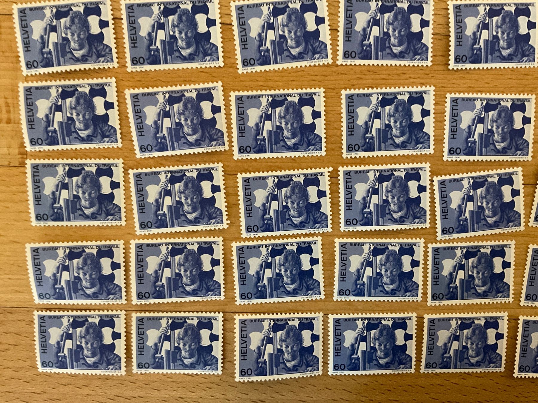 Tutti i francobolli: 60Fr Ämter Frankaturware ungestempelt postfrisch Sammlung – Nuovo (secondo la descrizione) da Wil SG venduto da Chefsugus 3
