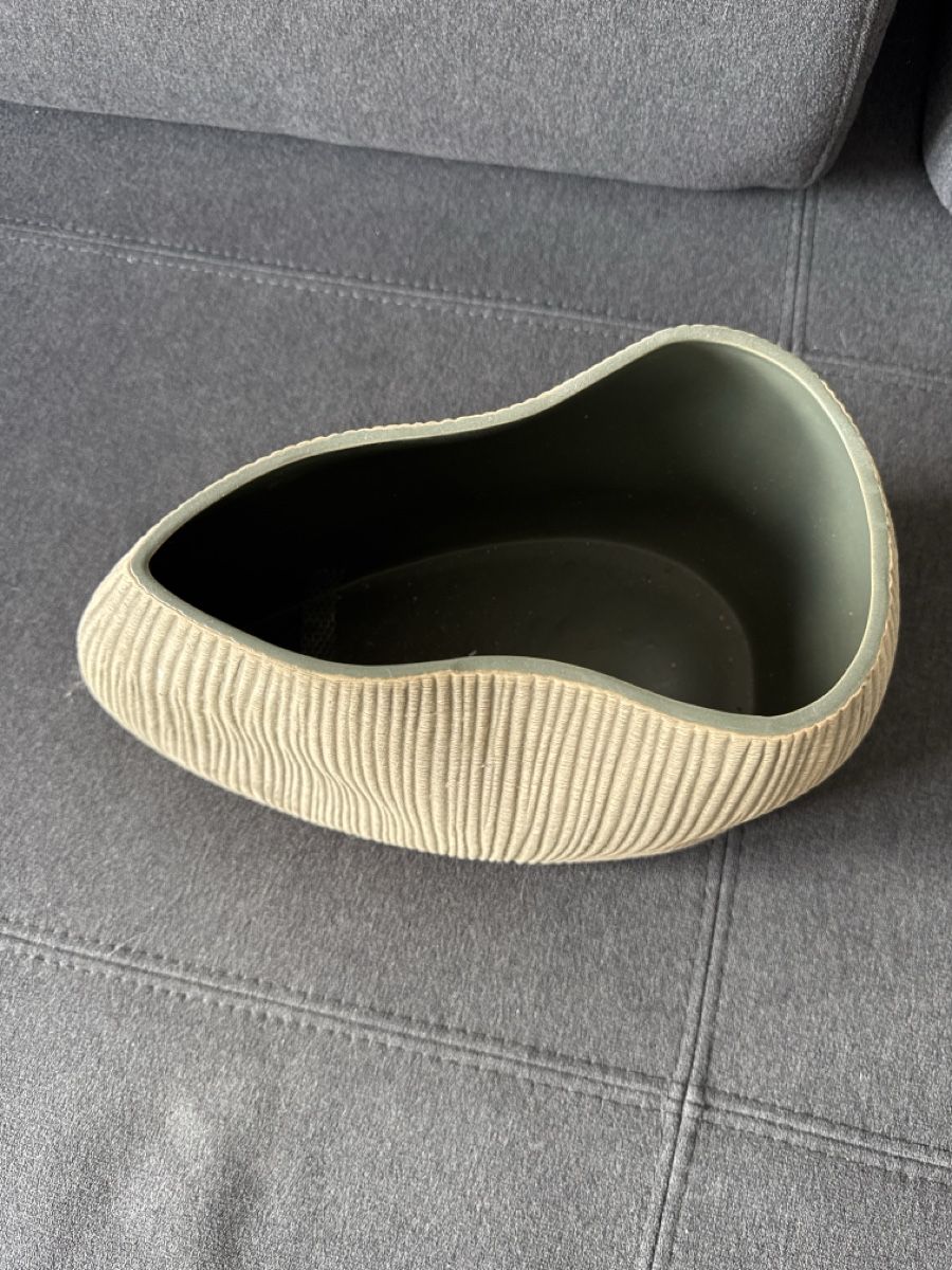 Vasi & Recipienti: Blumenvase beige strukturiert  – Nuovo (secondo la descrizione) da Bülach venduto da Mellinchen30 1