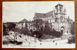 Genève - L'Eglise notre Dame 1916