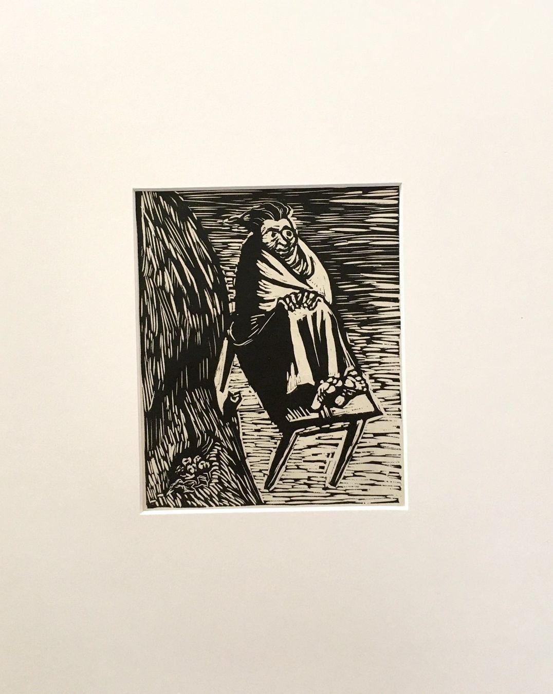 Xilografie: Ernst Barlach Original Holzschnitt "Das Eulennest" – Usato da Nennigkofen venduto da babag 1