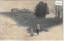 Gruss von der Scheidegg bei Wald
