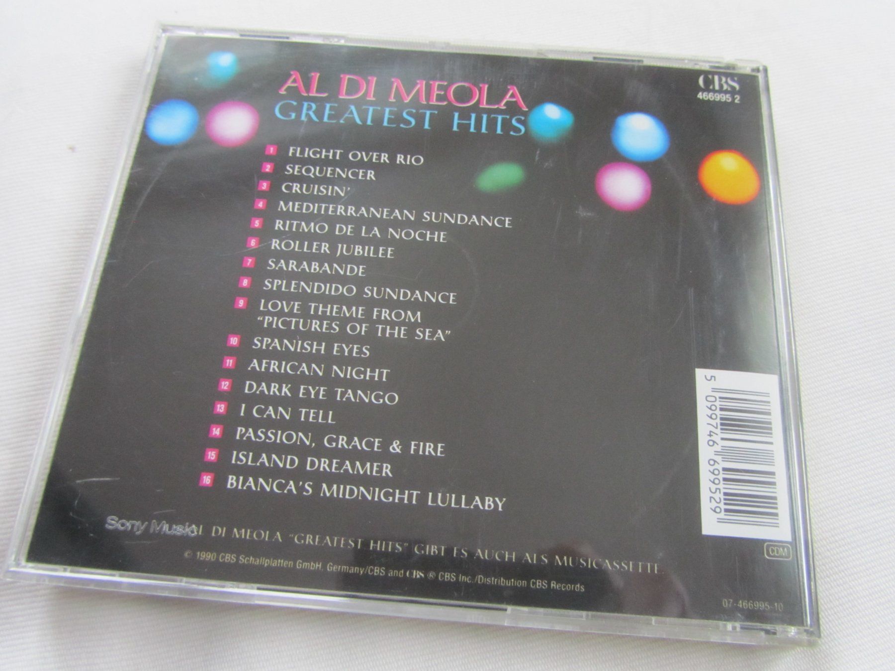 CD: AL DI MEOLA:   Greatest Hits – Usato da Seengen venduto da mikelele 1
