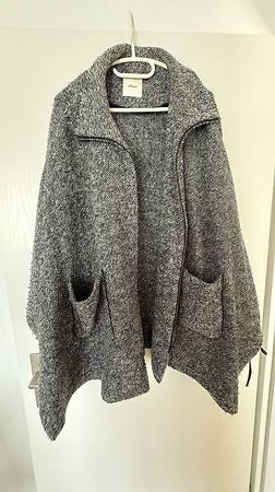 **TOP!** Poncho Jacke S. Oliver mit 50% Wolle, 48/50