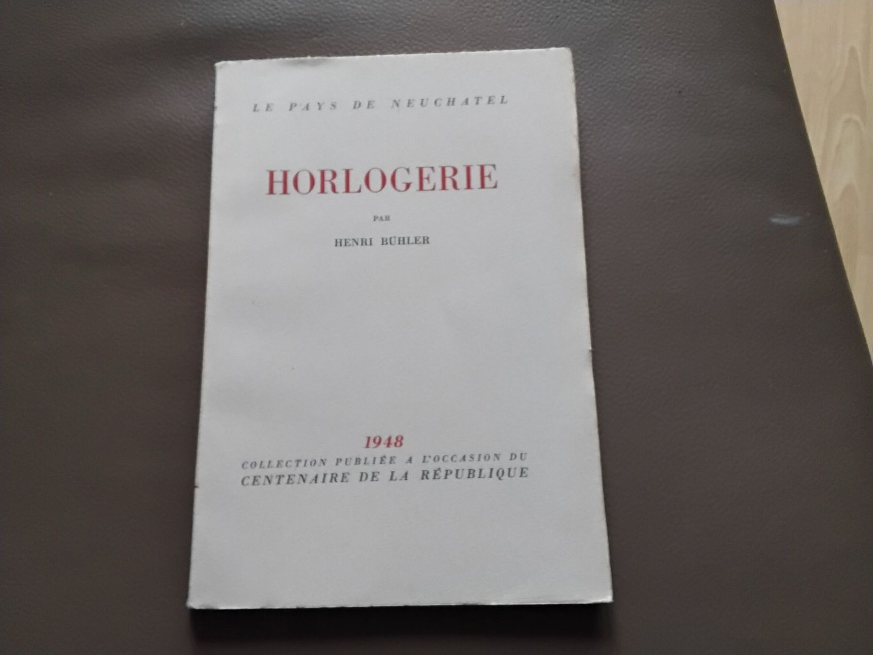 Libri: Uhrmacherei,  Horlogerie Buch 1948 – Usato da Biel/Bienne venduto da taki25