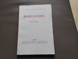 Uhrmacherei,  Horlogerie Buch 1948