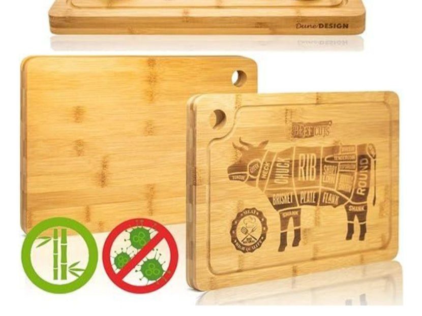 Holzartikel: 2 Bretter aus Bambusholz Küche – Neu und originalverpackt aus Hildisrieden von carmenst85 2