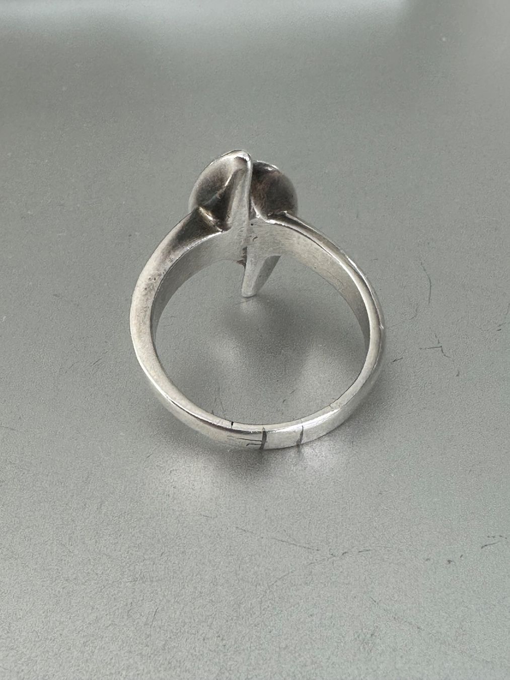 Anelli: Vintage Großer Silber Ring: ca. 67 – Usato da Onex venduto da Antiqueshow 1