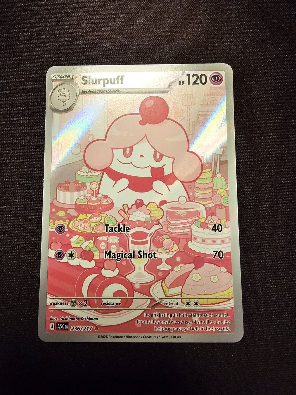 Pokémon Sammelbilder & Trading cards: Slurpuff EN 236/217 – Gebraucht aus Lufingen von Argannon