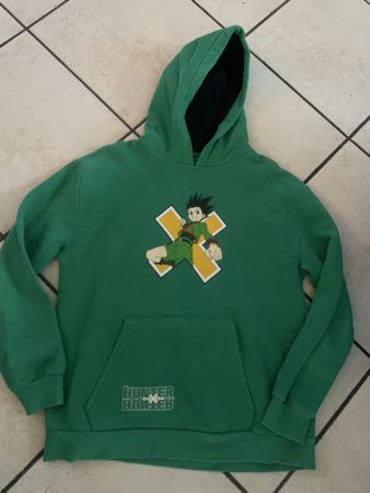 Hunter X Hunter Anime Fan Hoodie, Grün, Gr. 158