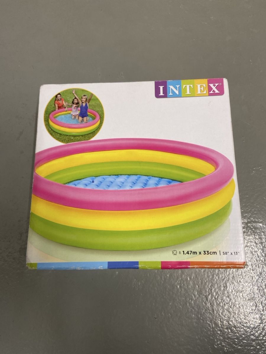Intex Schwimmbad: Intex Planschbecken Rainbow, neu, originalverpackt! – Neu und originalverpackt aus Sisseln AG von XBL-Rotstein