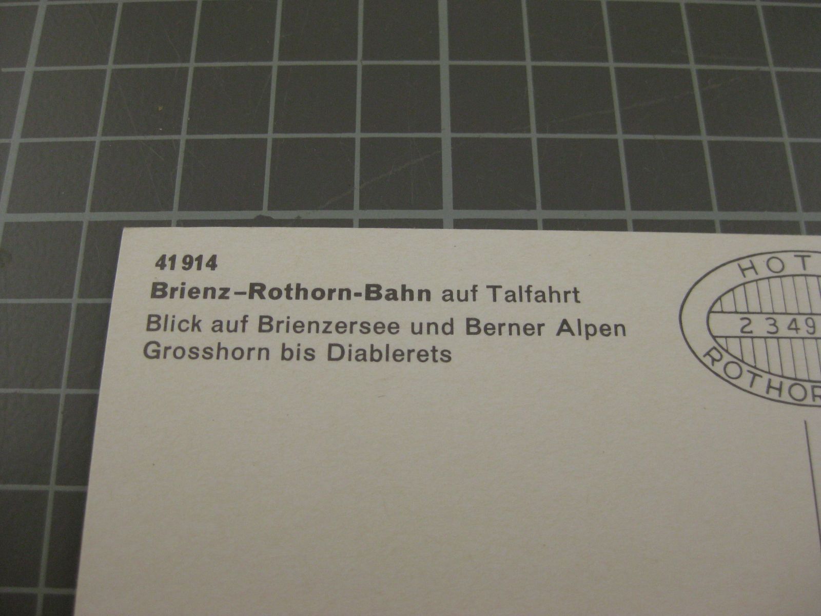 Cartoline postali: Brienz Rothorn Bahn – Usato da Malters venduto da Marosko 2