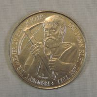 Hugenin Silber Medaille Willhelm Tell
