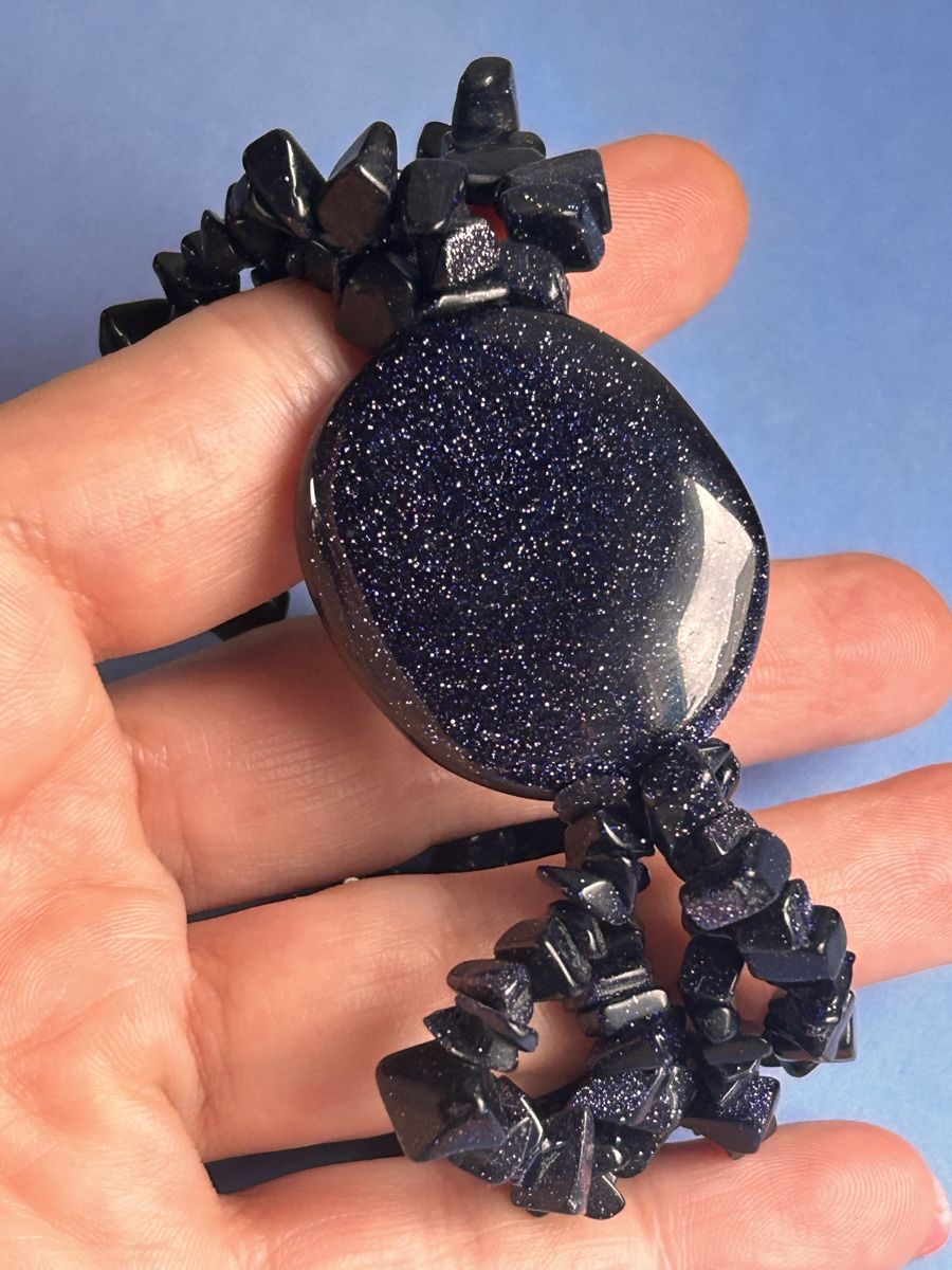 Armbänder & -reifen: Blauer Sandstein Armband UNIVERSUM – Gebraucht aus Laufen von belleskulptur 5
