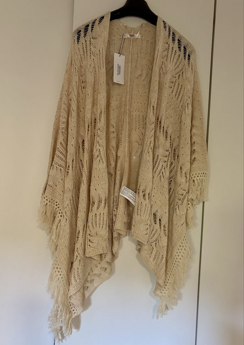 Mango Jacken: Mango Strickjacke beige neu mit Etikett – Neu und originalverpackt aus Baden von Tiffany6878 7