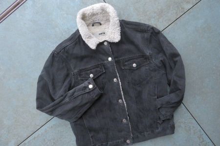Jacke MOTO mit Teddyfutter Grösse 40