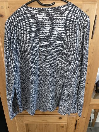 Damen Bluse NILE 100% Seide Grösse M gemustert