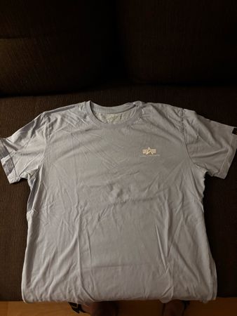 T-shirt Alpha Industries bleu ciel M