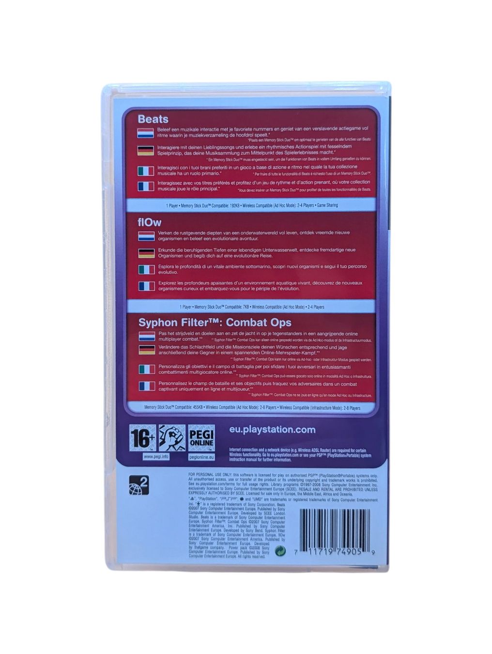 Sony Giochi: PlayStation Network Collection: Power Pack PSP – Usato da Domat/Ems venduto da IsseldorsShop 1