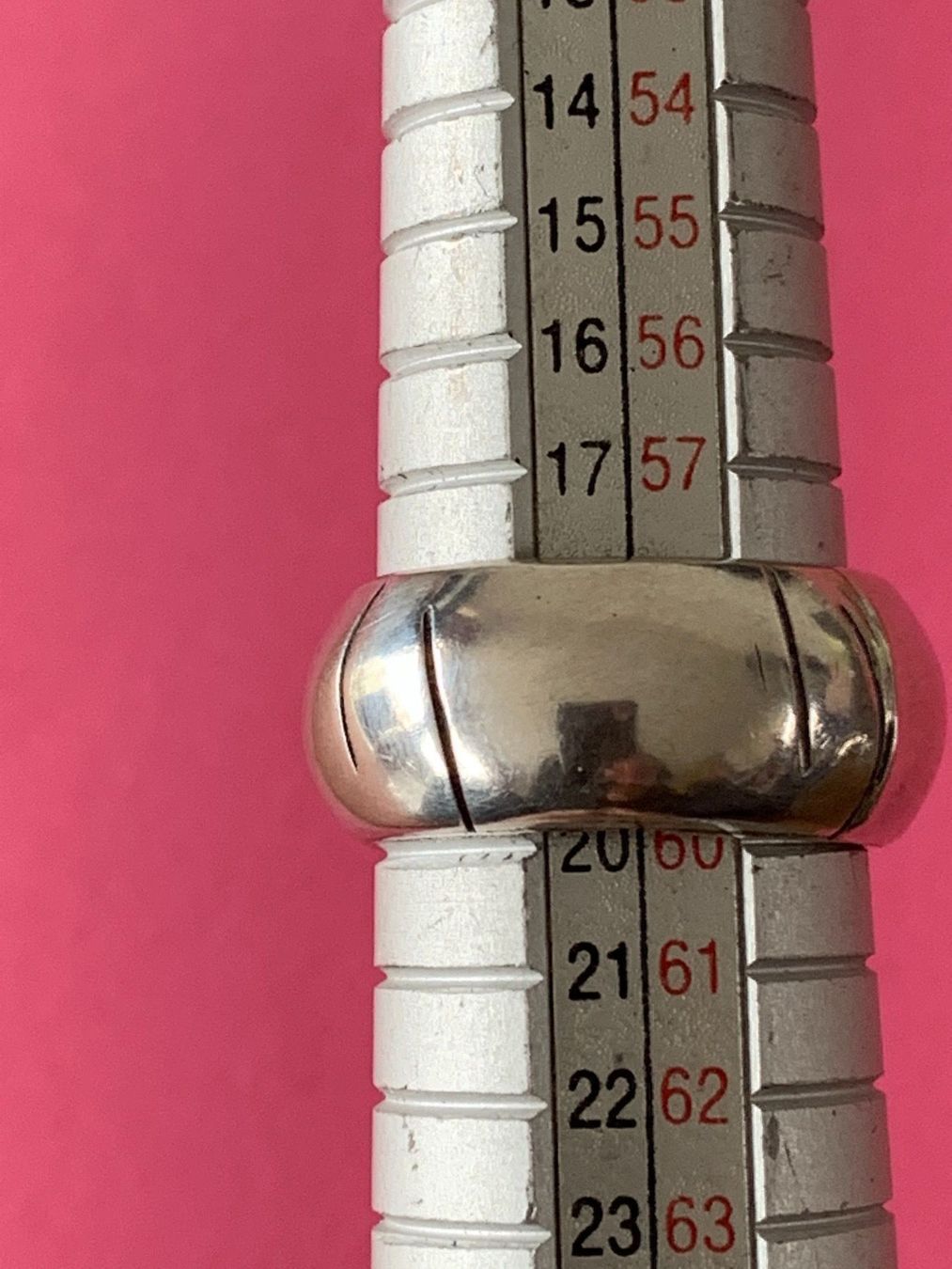 Anelli: Silberring Designer Streiffen gr. 60/19 – Usato da Dittingen venduto da Bellevista 6