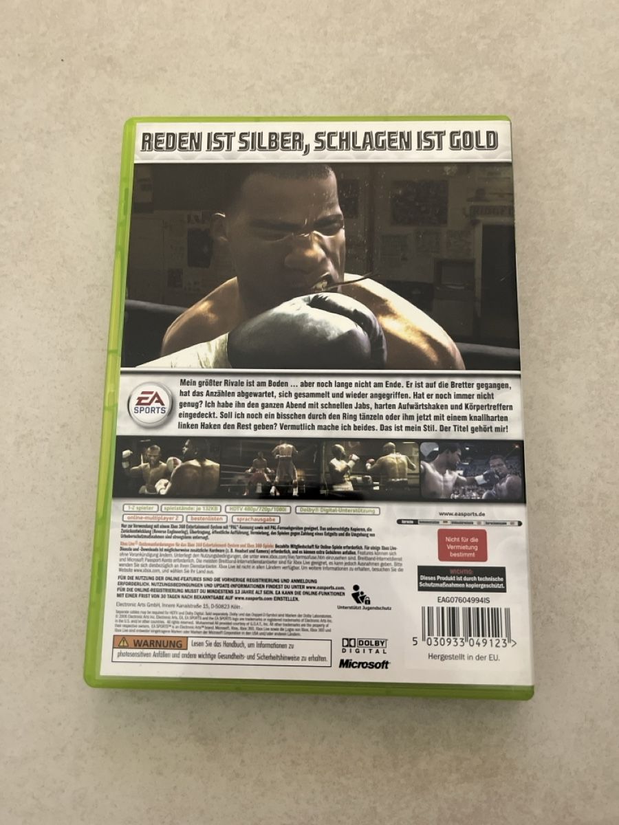 Jeux: Fight Night Round 3 Xbox 360 Boxspiel gebraucht – D'occasion à Suhr par SchnapperCH 1