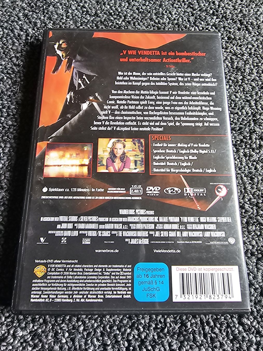 Tutti i DVDs: V wie Vendetta DVD (20219) – Usato da Ruswil venduto da jan_bxl5 1
