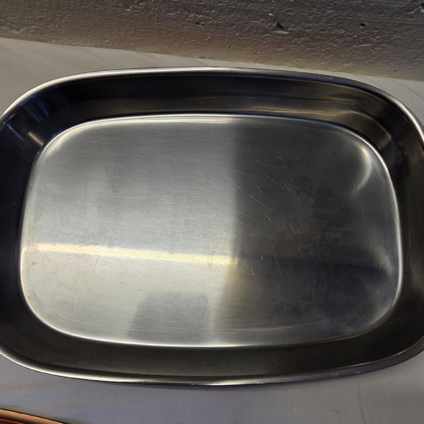 Padelle: Kupferpfanne mit Deckel, rechteckig.. – Usato da Stans venduto da Ducati16 3