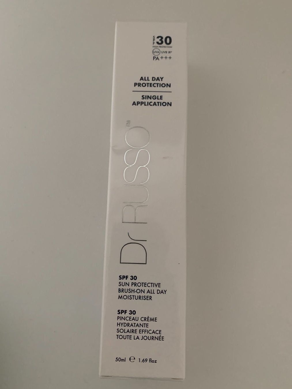 Cura del viso: Dr. Russo Brush Moisturiser SPF30,Ladenpreis CHF84.90 – Nuovo e nell'imballaggio originale da Zürich venduto da deruja